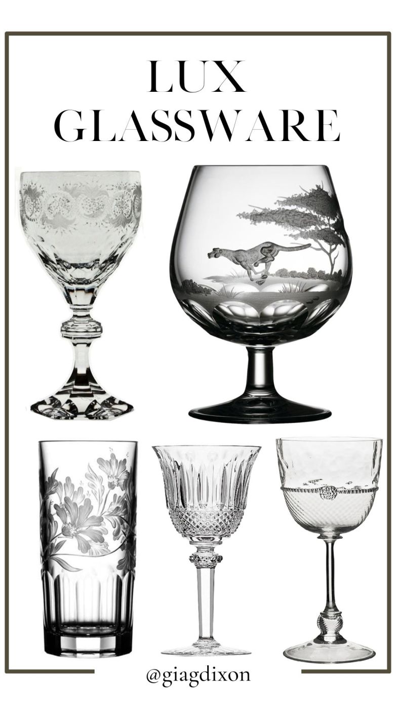 Luxury glassware to make every meal an occasion